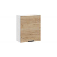 Шкаф навесной c одной дверью «Детройт» - 1В6 Белый, Дуб Крафт золотой