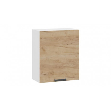 Шкаф навесной c одной дверью «Детройт» - 1В6 Белый, Дуб Крафт золотой