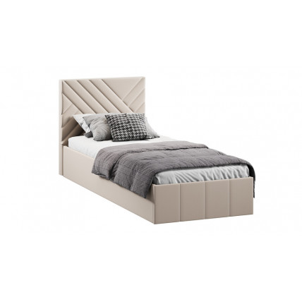 Кровать с ПМ «Дэлли» Тип 1 (с подъемным механизмом) с заглушиной Велюр Confetti Cream