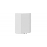 Шкаф навесной угловой «Белладжио» - 1ВВ6У Белый, Фон белый