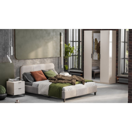 Спальный гарнитур «Тесса» Тип 2  №4 - ГН-004 Кашемир, Кашемир глянец