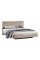 Кровать без ПМ «Пандора» Тип 1 (без подъемного механизма) Микровелюр Wellmart Dark Beige