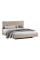 Кровать без ПМ «Пандора» Тип 1 (без подъемного механизма) Микровелюр Wellmart Dark Beige