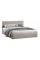 Кровать с ПМ «Кевия» Тип 1 (с подъемным механизмом) с заглушиной Велюр Confetti Smoke
