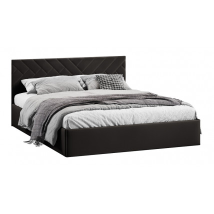 Кровать с ПМ «Кевия» Тип 1 (с подъемным механизмом) с заглушиной Велюр Confetti Stone