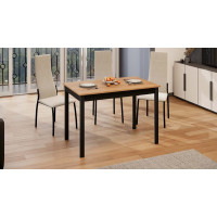 Стол обеденный «Блэйд» Тип 2 - 038.000.000 Черный, Дуб Крафт золотой