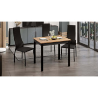 Стол обеденный «Блэйд» Тип 1 - 036.000.000 Черный, Дуб Крафт золотой