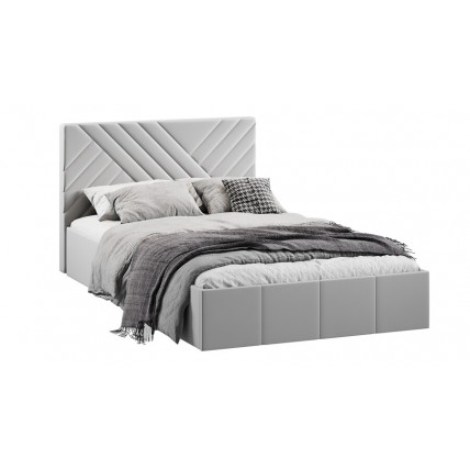 Кровать с ПМ «Дэлли» Тип 1 (с подъемным механизмом) с заглушиной Велюр Confetti Silver