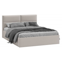 Кровать с ПМ «Глосс» Тип 1 (с подъемным механизмом) без заглушины Велюр Confetti Smoke