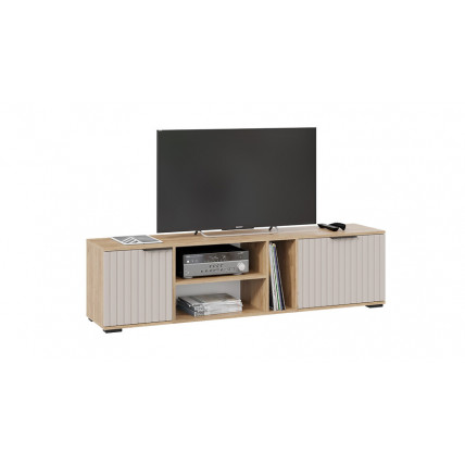 Тумба под ТВ «Хилтон» - 413.11 Дуб Крафт золотой, Мокко матовый