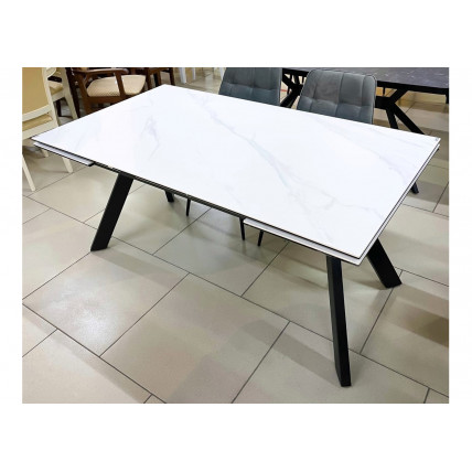 Стол Вавилон160/200*900 декор 8 Вавилон муар черный