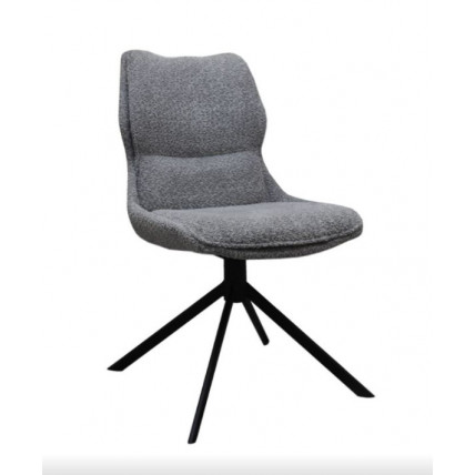 Стул Неаполь Бэтси каркас О-2+повор. площадка муар черный