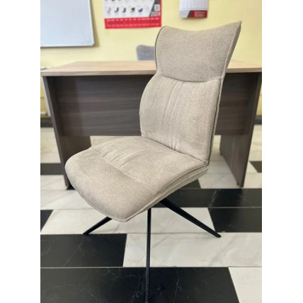 Стул Верона Бэст каркас О-2+повор. площадка муар черный